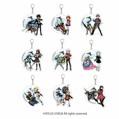 A3 Acrylic Keychain /"Persona 3/" 01// GraffArt 9Pack BOX