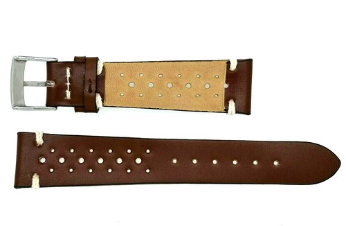 Racing Cordovan Shell vintage Style Uhrband 20//16mm braun beige Edition