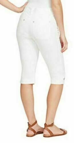 NWT Gloria Vanderbilt Women Skimmer Capri Stretch Mid-Rise 1386509//1357333