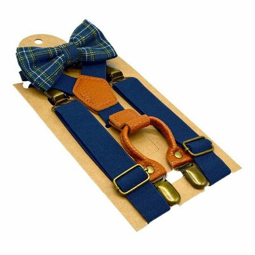 Braces Suspender and Cute Bow Tie Set for Baby Toddler Children Kids Boys Girls