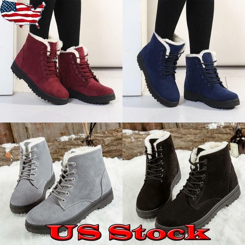 Boots Women Lace Up Ankle Boots Winter Warm Ladies Fur Lined Kjøp Roxy Flora Laceup Black sko Online | FOOTWAY.no