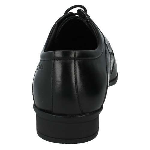 BAFFIX MOSCOW MENS CLARKS LACE UP BLACK LEATHER SMART FORMAL BROGUE SHOES