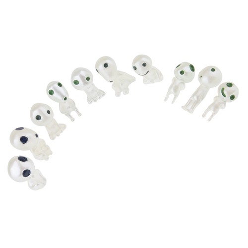 10//Pack Mini Resin Luminous Tree Elves Doll Glow in The Dark Ornament Gift