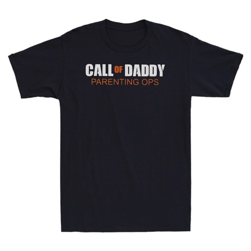 Gamer Dad Call of Daddy Parenting Ops Short Sleeve T-Shirt Gift For Father/'s Day