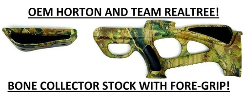 FORE GRIP CB315 TRT New Horton Crossbow Team Realtree BONE COLLECTOR STOCK