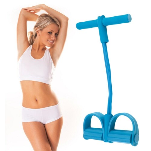 Four Elastic Band Fitness Resistance Band Rope Exercise Equipment for Yoga
