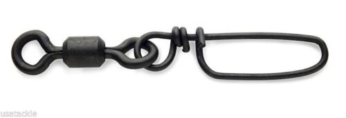 ROSCO Coastlock Snap Swivels Brass Stainless Steel Black Size 1 150lb 100pk