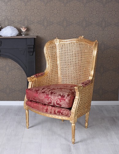 Oreilles FAUTEUIL CHATEAU DE VERSAILLES Baroque fauteuil BAROQUE chaise oreilles Mors fauteuil