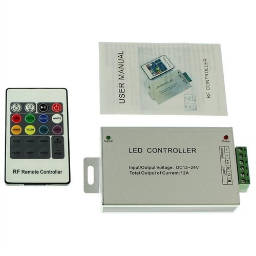 5-30m RGB LED Streifen Strip Leiste Band 12V 24V wählb Controller Netzteil