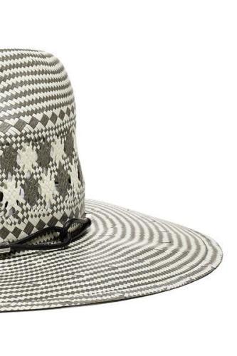 Rag /& Bone Women/'s Straw Wide Brim Fedora Grey NWT L $250