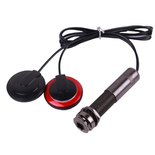 Mandoline Twin Interner Dual Sensor Pickup Piezo Mit 1//4 Zoll Endpin Jack