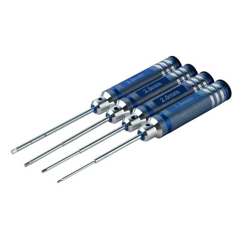 4x HSS Precision Hex Screwdriver Allen Key Repair Tool Set H1.5//2.0//2.5//3.0mm