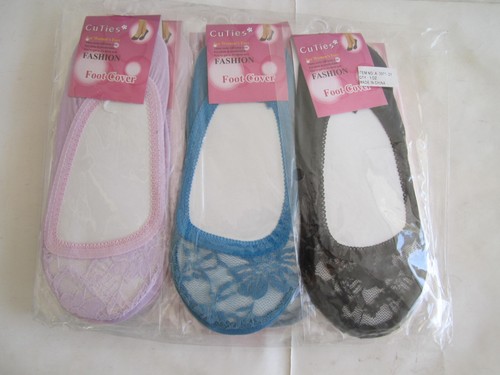 6 Pairs//Lot Random Sale JOE BOXER No Show Shoe Lace,Liners SOCK ONE SIZE FIT
