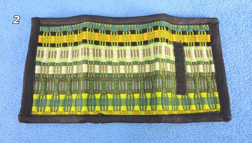 Guatemala Guatemalan Unisex Handmade Woven Three Folded Trifold Wallet