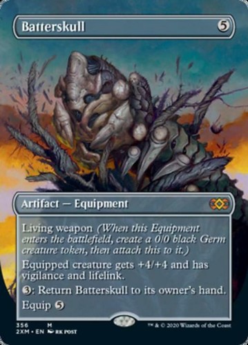 Borderless Batterskull NM Foil English MTG Double Masters StrikeZoneOnline