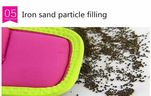 Ankle Wrist Hand Leg Weights Women Fitness Iron Sand Bag Straps Walking Gym