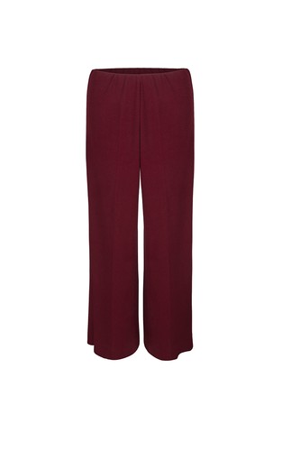 New Ladies Women Plain Crepe Palazzo Wide Leg Baggy Trousers Plus Sizes 14-22