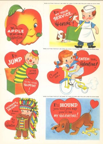 VINTGE 1960s VALENTINE CUTOUT 36 PAPER DOLL ~LASER REPRODUCTIN NO1 LO PR~FREE SH