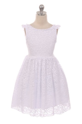 New Girls Aqua Stretch Lace Dress Casual Easter Party Wedding Summer Spring 2088