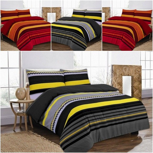 Bejamin Printed Reversible Duvet Covers Quilt Cover Pillowcases Bedding Sets