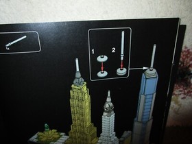LEGO ARCHITECTURE: New York City (21028) MISSING SOME PIECES