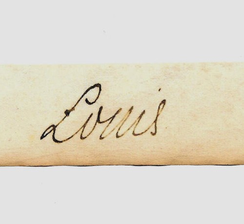 King Louis XIV of France Autograph Reprint On 300 Year Old Paper