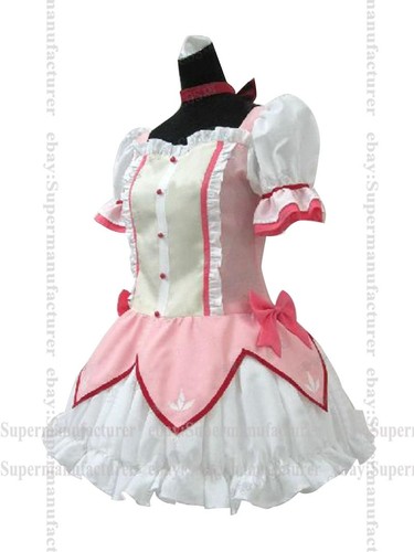 Puella Magi Madoka Magica Kaname Madoka Cosplay Costume,Any Size Note pls