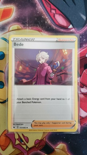 157//202 Bede Playset Pokemon TCG Sword and Shield