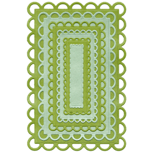 Quickutz//Lifestyle Crafts DC0164 Nesting Lace Rectang