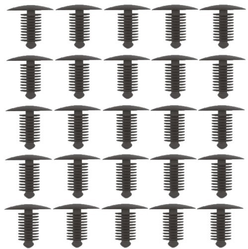 Fir Tree panel fasteners clips trim x25 9mm 10mm hole