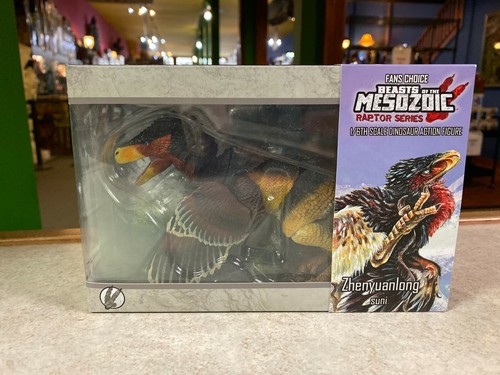 2019 bêtes du Mésozoïque RAPTOR SERIES zhenyuanlong Suni Blue Figure New in Box