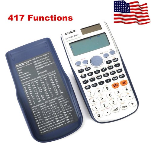 FX-991ES-PLUS Scientific Calculator 417 Function Two Way Power for School Office