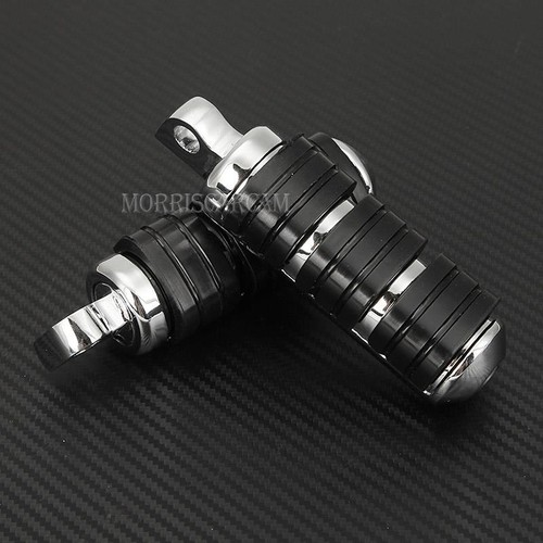 Chrome Anti Vibration Foot Pegs Peg For Harley Davidson Softail Heritage Touring