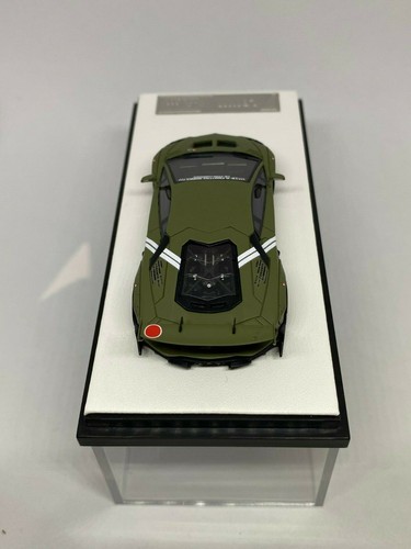 TIMOTHY /& PIERRE 1:64 LAMBORGHINI AVENTADOR LB WORKS FIGHTER GREEN