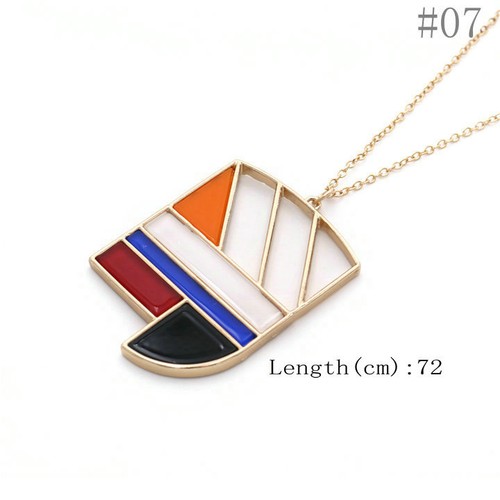 New Shell Coin Wood Ring Acrylic Hip Hop Baroque Punk Baroque Pendant Necklace