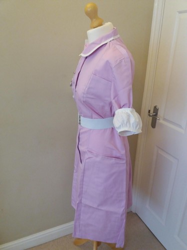 STOCK Nuovo di zecca vecchia VINTAGE ORIGINALE INGLESE infermiera uniforme Abito Sissy ostetrica