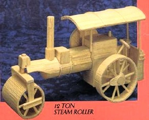 Dampf Roller Streichholz Modell Baukasten Matchmaker Neu