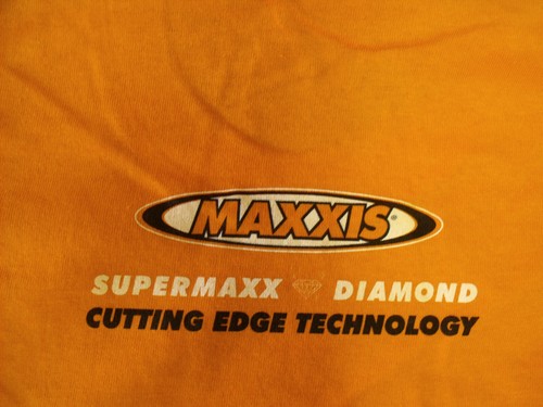 NEW Maxxis Motorcycle Tyres Orange Mens Adults Promo T Shirt supermaxx diamond
