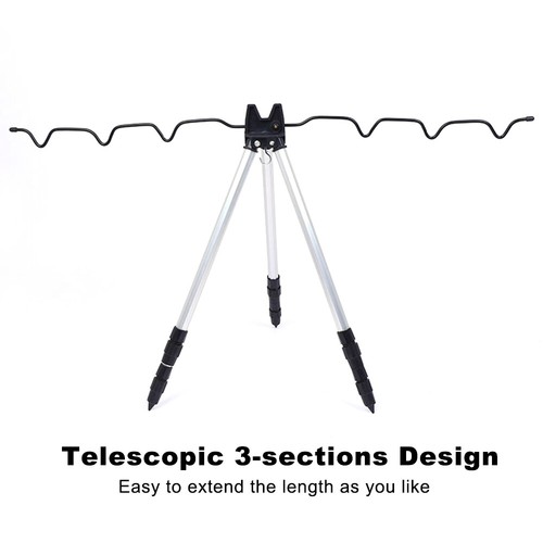 Rutenauflage Angel Dreibein Rod Pod Rutenauflagen Rutenständer Angelhalter~ T3J3