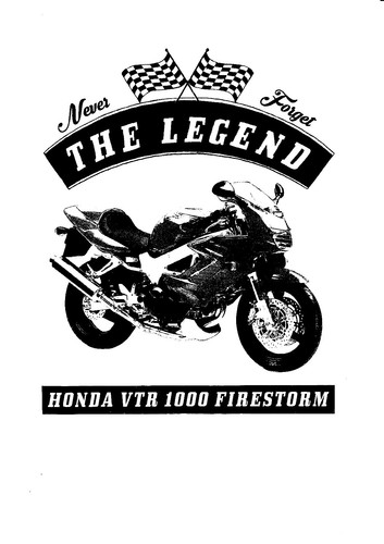 Oldtimer Youngtimer Motorcycle Honda VTR 1000 Firestorm T-shirt Bike