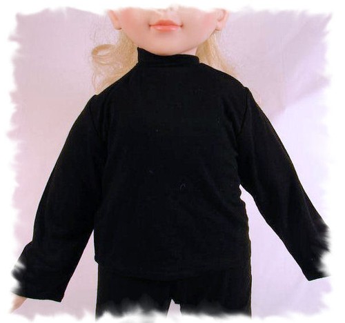 BLACK ONLY CHEERLEADER TURTLENECK LEGGINGS//SHORTS LOT FOR MY TWINN TWIN DOLL