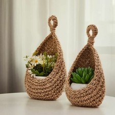 1PCS Wall Hanging Vegetable Fruit Basket Wall Hanging Bag Kitchen Hanging Basket