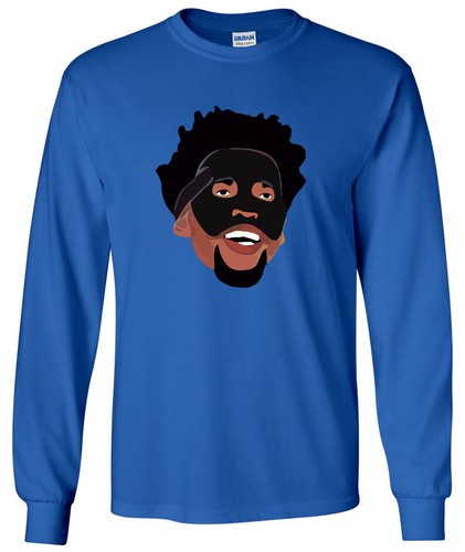 Philadelphia 76ers Trust the Process Joel Embiid /"Black Mask/" T-Shirt