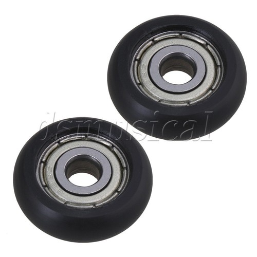 5Pieces Carbon Steel Printer Roller Rail Bearing Pulley Wheel 5x21.5x7mm