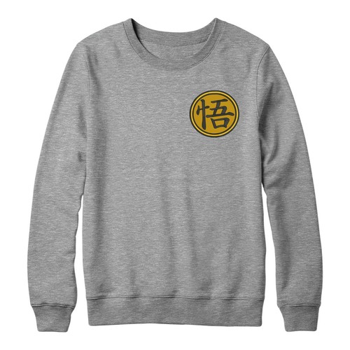 Dragon Ball Z Series Inspired Embroidered Jumper Top Goku/'s Symbol Jumper