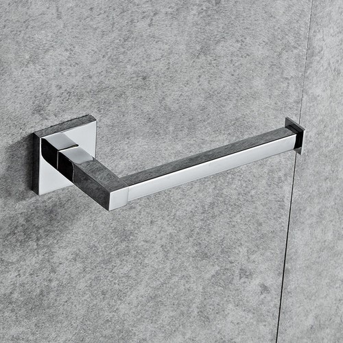 Carré Chrome Salle de Bains Toilette Rouleau Titulaire Mural Rouleau de Pap 5K9