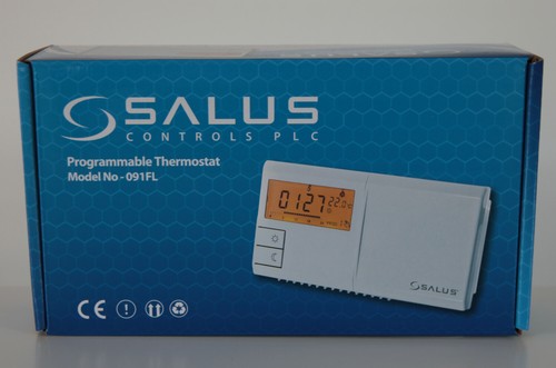 Salus 091FL Digitaler programmierbarer Thermostat Aufputz weiß 500910