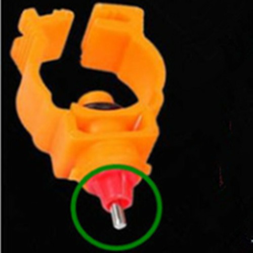Chicken Feeder Water Nipple Drinker Duck Hen Poultry Screw in Style 50Pcs
