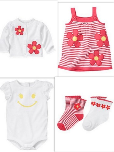 NWT Gymboree sz 18 24 mo SPRING SMILES Dress Shirt Sweater Socks SET Outfit