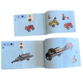 LEGO City 60182 ATV Race Team Set of 2 Instruction Manual Books ONLY
